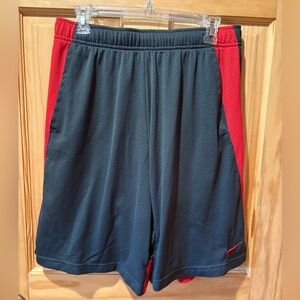 Nike Shorts Men's L Black Basketball Athletic Mesh Training Gym Vintage